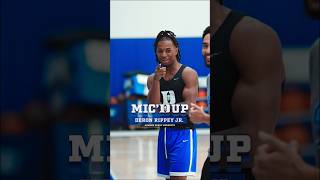 Rip mic’d up! 🏀👷‍♂️🎙️