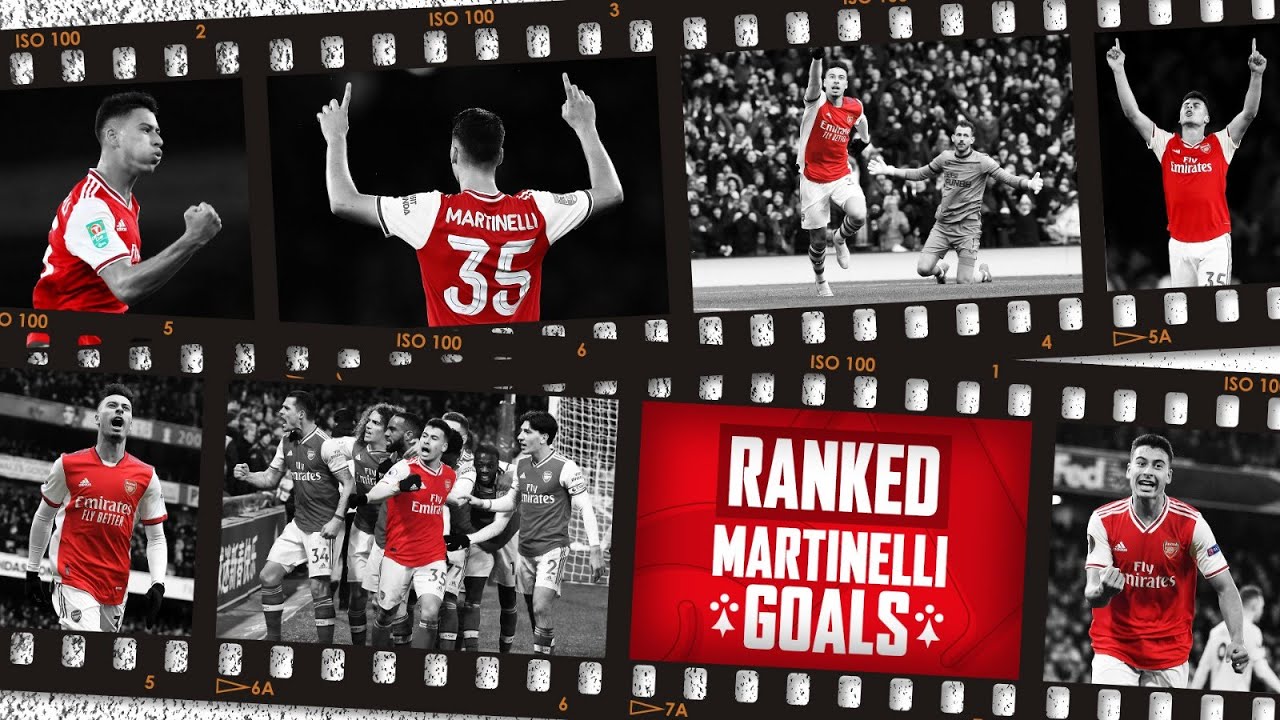 RANKED - Gabriel Martinelli picks his Top 10 Goals for Arsenal