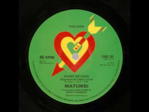 Matumbi ''Point Of View (Squeeze A Little Lovin)''  12'' mix