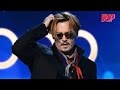 JOHNNY DEPP DRUNK At Hollywood Film Awards.