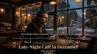 Download lagu 🎄 Late Night Café in December – Melodyspot | Lofi Chill • Snowy Night Ambience • Cozy Coffee Shop mp3