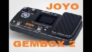 Video thumbnail for Joyo GemBox 2 Multi Effects tutorial: Sounds start at 4:13 by Gearfacts