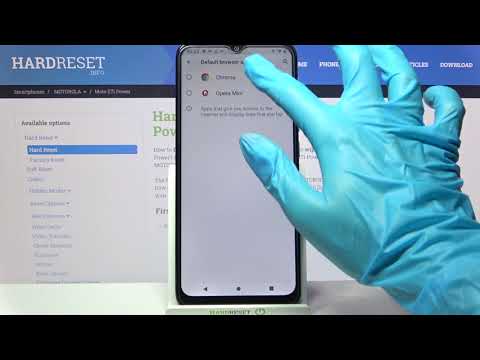 How to Choose New Default Apps in Motorola Moto E7i Power - Change Default Applications