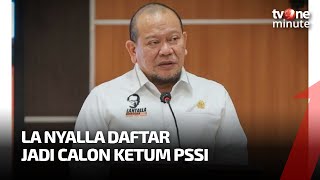 Download lagu La Nyalla Jadi Pendaftar Pertama Calon Ketum PSSI | tvOne Minute mp3