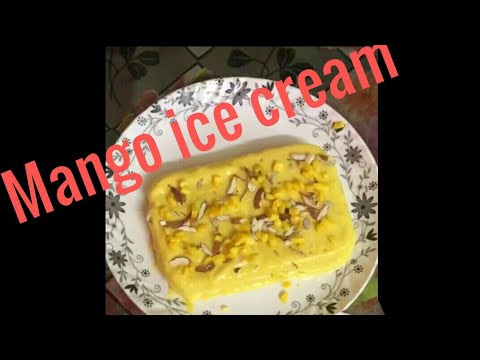 Make creamy delicious MANGO ICE CREAM easily.