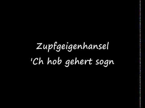 Zupfgeigenhansel 6  Lomir sich iberbetn