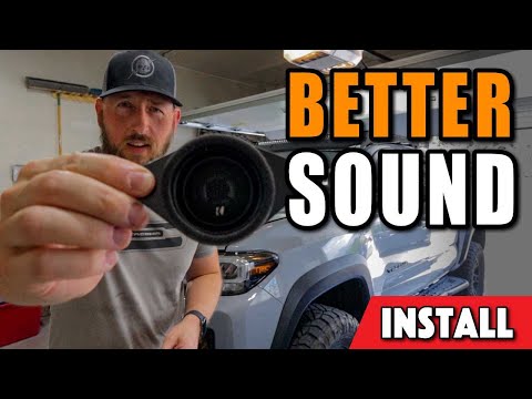 Tweeter Upgrade on 2020 Tacoma. #tacoma #tweeter #toyota