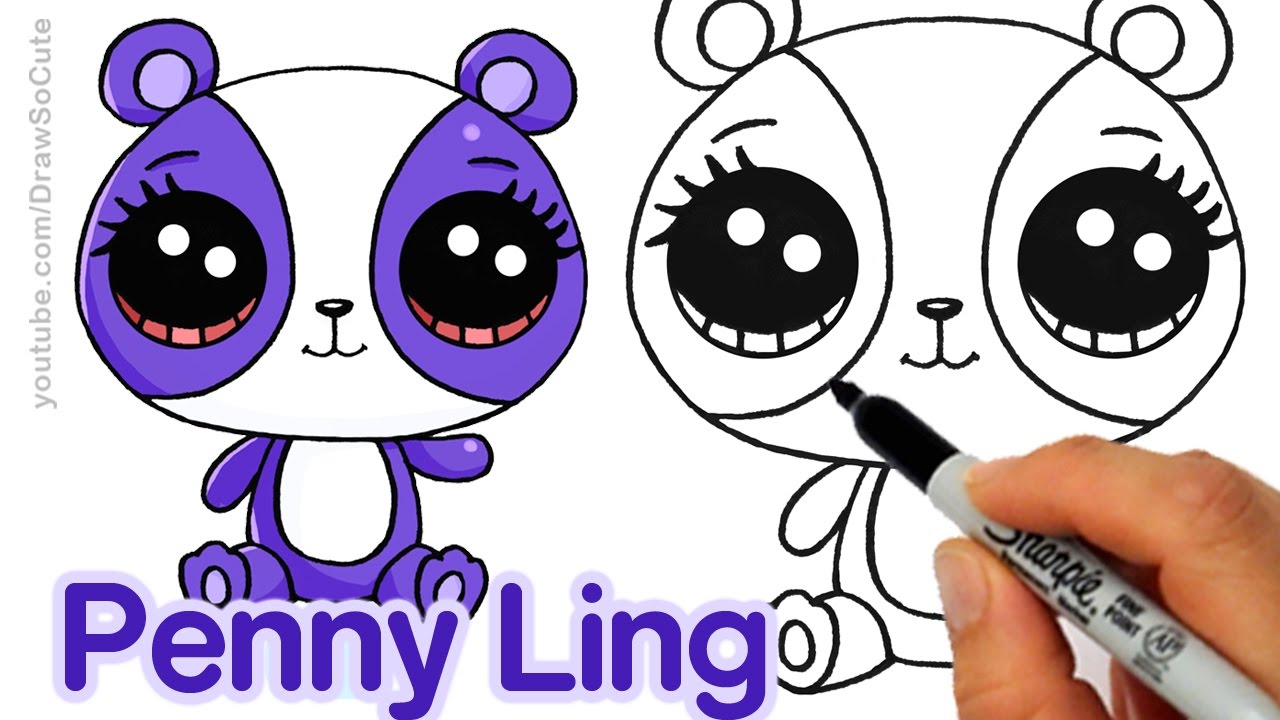 images Littlest Pet Shop Penny Ling Cute how to draw lps penny ling step by step
