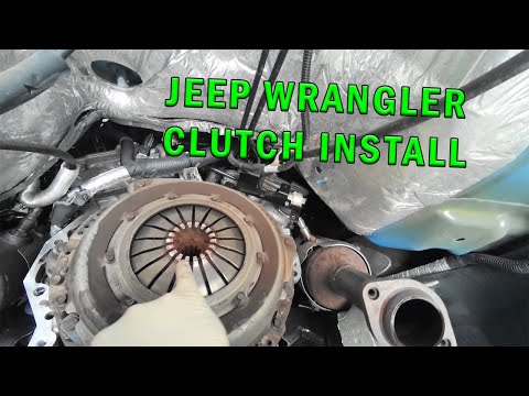 JEEP WRANGLER CLUTCH INSTALL