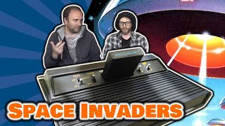 Space Invaders - Atari 2600 - Multiplayer - Review & Lets Play