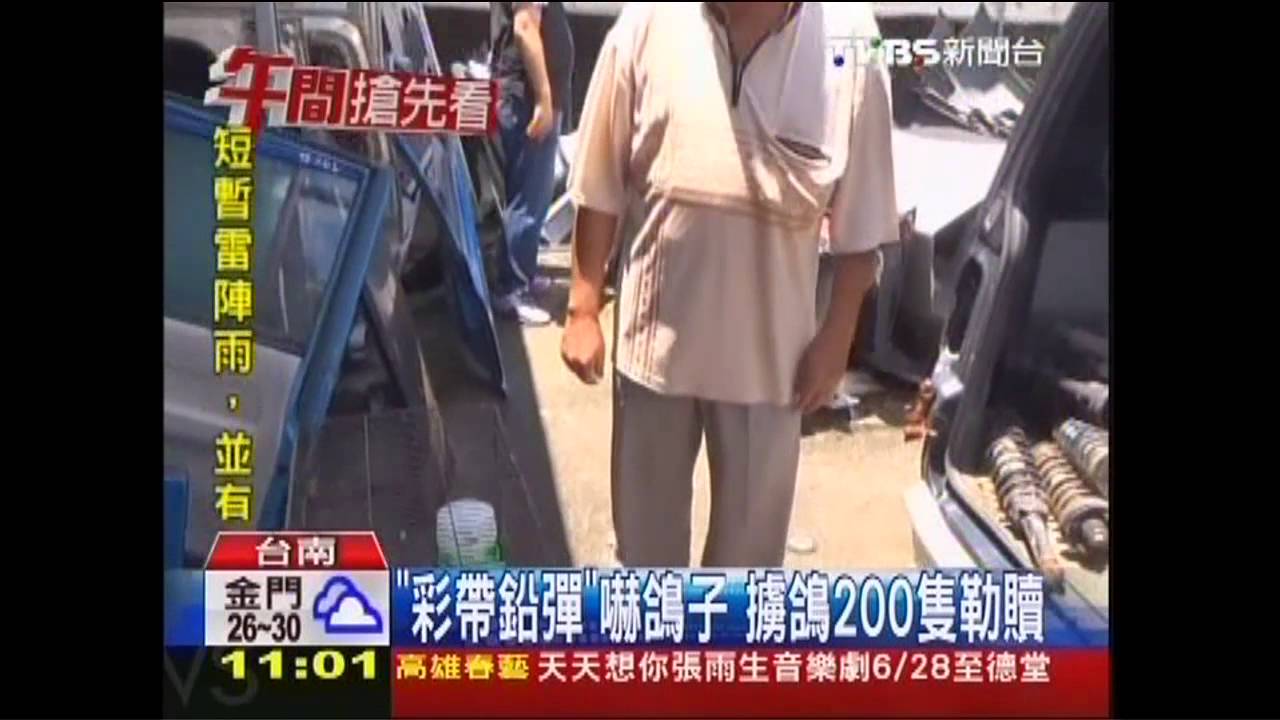 彈弓擊發「彩帶鉛彈」　擄鴿新手法