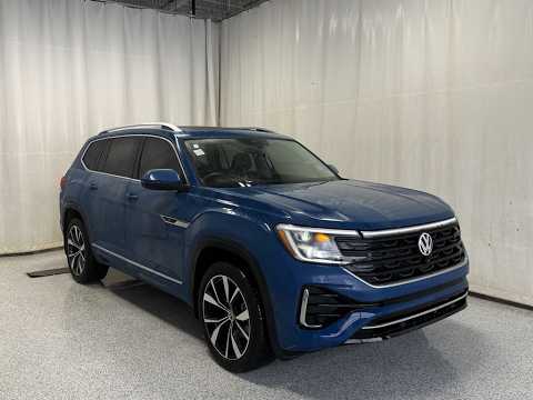 2025 Volkswagen Atlas Execline 2.0 TSI 4MOTION in Blue for sale at Park Mazda in Sherwood Park, AB