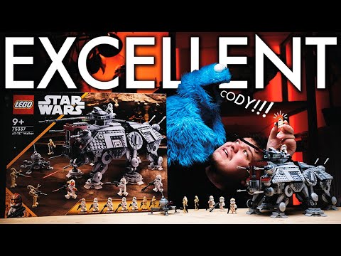 LEGO Star Wars 75337 pas cher, Le marcheur AT-TE