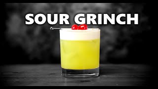 How To Make The Sour Grinch Cocktail