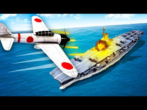 NEW! Commanding an Aircraft Carrier in the PACIFIC WAR in Aircraft Carrier Survival!