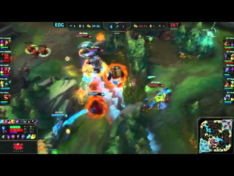 EDG AmazingJ Darius VS SKT MaRin Renekton Özet   Grup C   2015 Dünya Şampiyonası