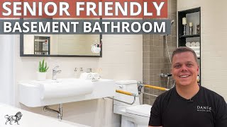 Designing a Basement Bathroom for Seniors in Draper, Utah