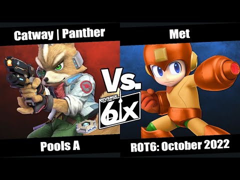ROT6 October Pools A - Catway | Panther (Fox) vs Met (Mega Man) SSBU Singles