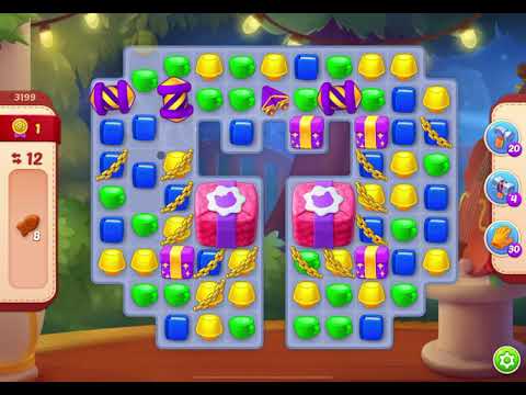 HomeScapes Level 3199 no boosters (14 moves)