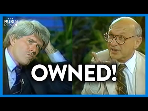 Host Thinks He's Trapped Milton Friedman with This Question, He Was Wrong | Rubin Report