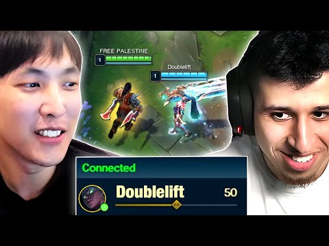 GETTING DOUBELIFT AS MY SUPPORT IN A FULL CHALLENGER LOBBY..| Humzh