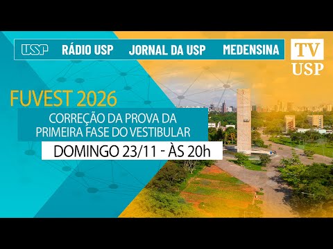 🔴 Fuvest 2026 - Correção da prova da primeira fase do vestibular da USP