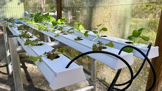 New NFT Design and Build: 3D Printable Nutrient Film Technique Parts Greenhouse Refit: Part 1