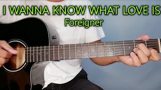I WANT TO KNOW WHAT LOVE IS (Foreigner) Super Easy Guitar Tutorial