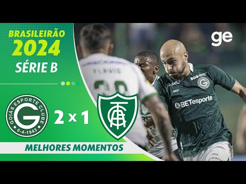 Gols e lances de Goiás x América-MG