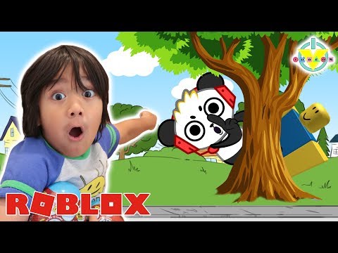 Ryan Plays Hide And Seek Extreme In Roblox With Combo Panda Best - roblox let s play hide and seek extreme radiojh games