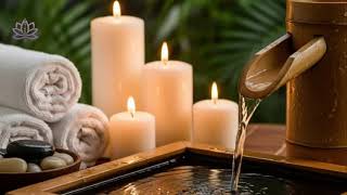 Healing Flute & Water Fountain 🌿 Deep Sleep & Stress Relief
