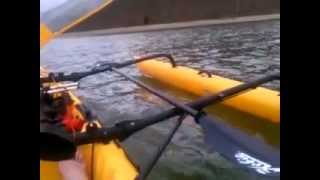 preview picture of video 'Sailing on Brookville Reservoir in Indiana on my Hobie Tandem Island'