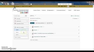 D2L Tutorial: How to use the Content tool