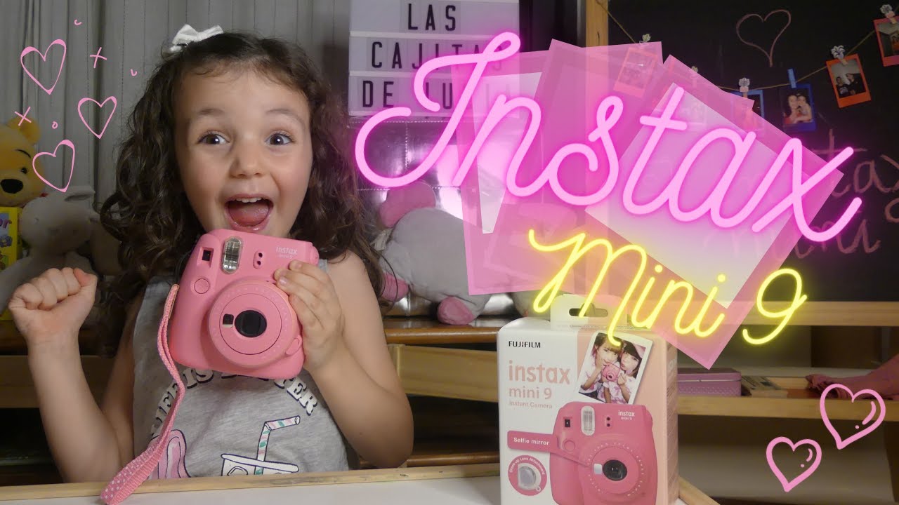 ¡¡Tengo una 📷 Cámara Instax Mini 9 rosa!! 💕