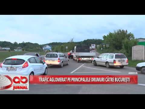 TRAFIC AGLOMERAT PE PRINCIPALELE DRUMURI CATRE BUCURESTI