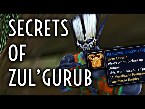 WoW Guide - Secrets of Zul'Gurub - Unobtainable Items Restored