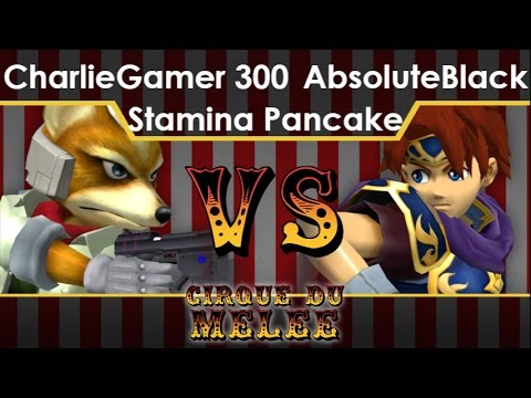 Cirque  - CharlieGamer 300 (Fox) vs AbsoluteBlack (Roy) Stamina Pancake - Melee