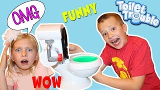 Toilet Trouble Gone Wrong || Family Game Night