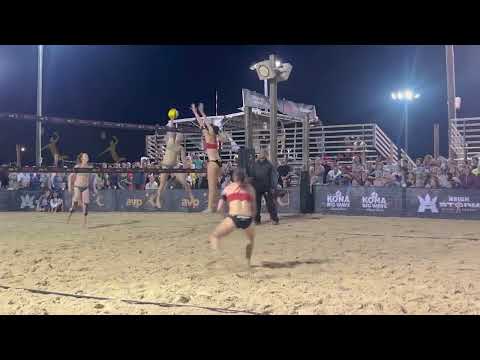 Kristen Nuss/Taryn Kloth vs Kelly Cheng/Sara Hughes 2023 AVP New Orleans Opp