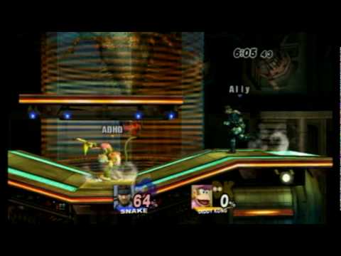 VC7 GF Ally (Snake) vs. ADHD (Diddy) 1 - 2 - SSBB