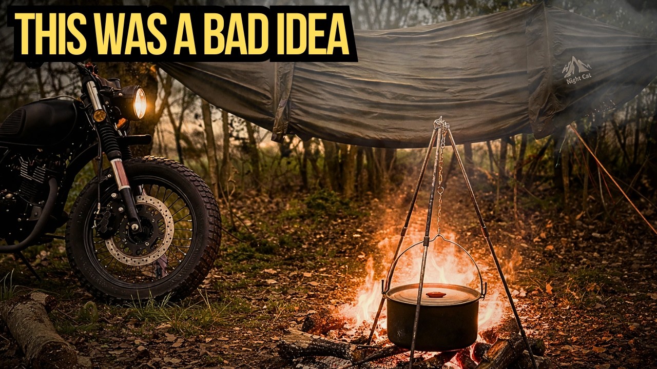 I Wasn’t Ready For This Wind…Solo Motorcycle Camping