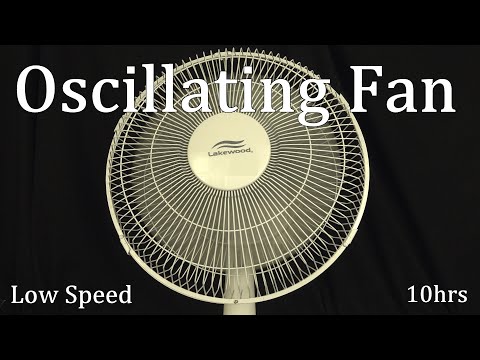 10hr Oscillating Fan (Sleep Sounds" ASMR