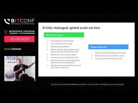 bITconf 2019 - [Michał Żyliński] Czy DataScience potrzebuje chmur?Czy chmury potrzebują DataScience?