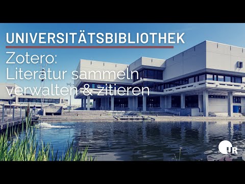 Zotero: Literatur sammeln, verwalten und zitieren