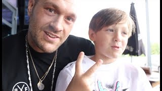 TYSON FURY SON PRINCE&#39;S RESPONSE TO WHAT HIS DAD WILL DO TO SEFER SEFERI IS PRICELESS!