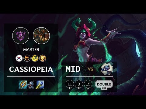 Cassiopeia Mid vs Fizz - KR Master Patch 10.5