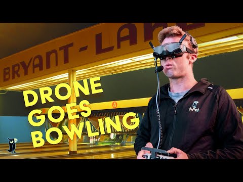 Watch The Amateur Drone Video Of A Bowling Alley That�s Impressing E pic