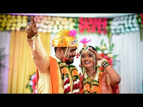 Sar Sukhachi Shravani | Rupesh & Rutuja | Wedding Highlights | TRCLICKS