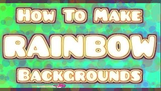 How To Make The Rainbow Background Effect! Geometry Dash 2.0