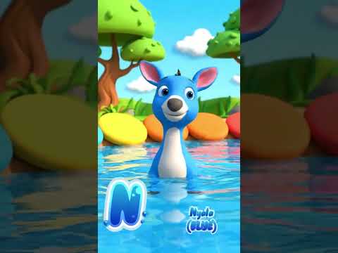 ABC Colorful CLAY Animal Song (MNOP) #colorsong #claymation #kidsongs